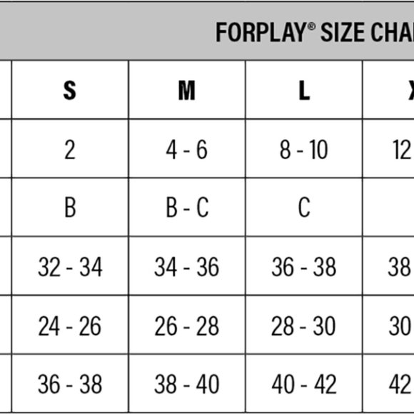 FORPLAY BLACK LOW CUT STRAPPY CHOKER LINGERIE TEDDY NEW $34 - Picture 3 of 3